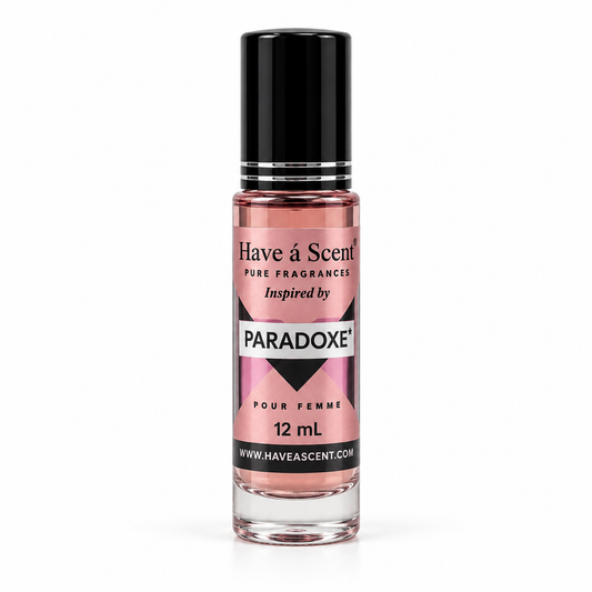 Have a Scent Paradoxe-inspired fragrance oil, 12 mL bottle on a white background