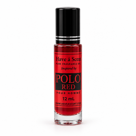 Have a Scent Polo Red-inspired fragrance oil, 12 mL bottle on a white background