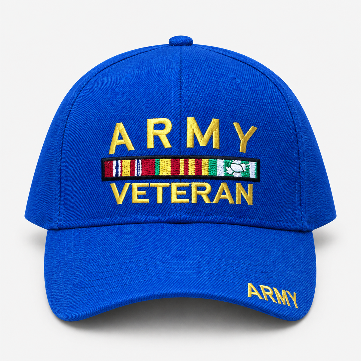 Army Veteran embroidered cap in royal blue
