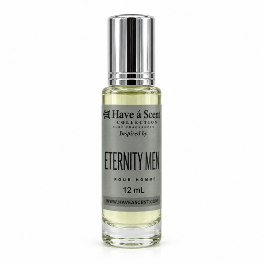Have a Scent Eternity Men-inspired fragrance oil, 12 mL bottle on a white background