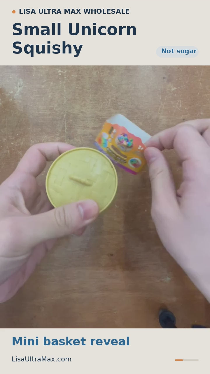 Small Unicorn Squishy (Not Sugar) — 12-second reveal and squeeze demonstration | Lisa Ultra Max Wholesale