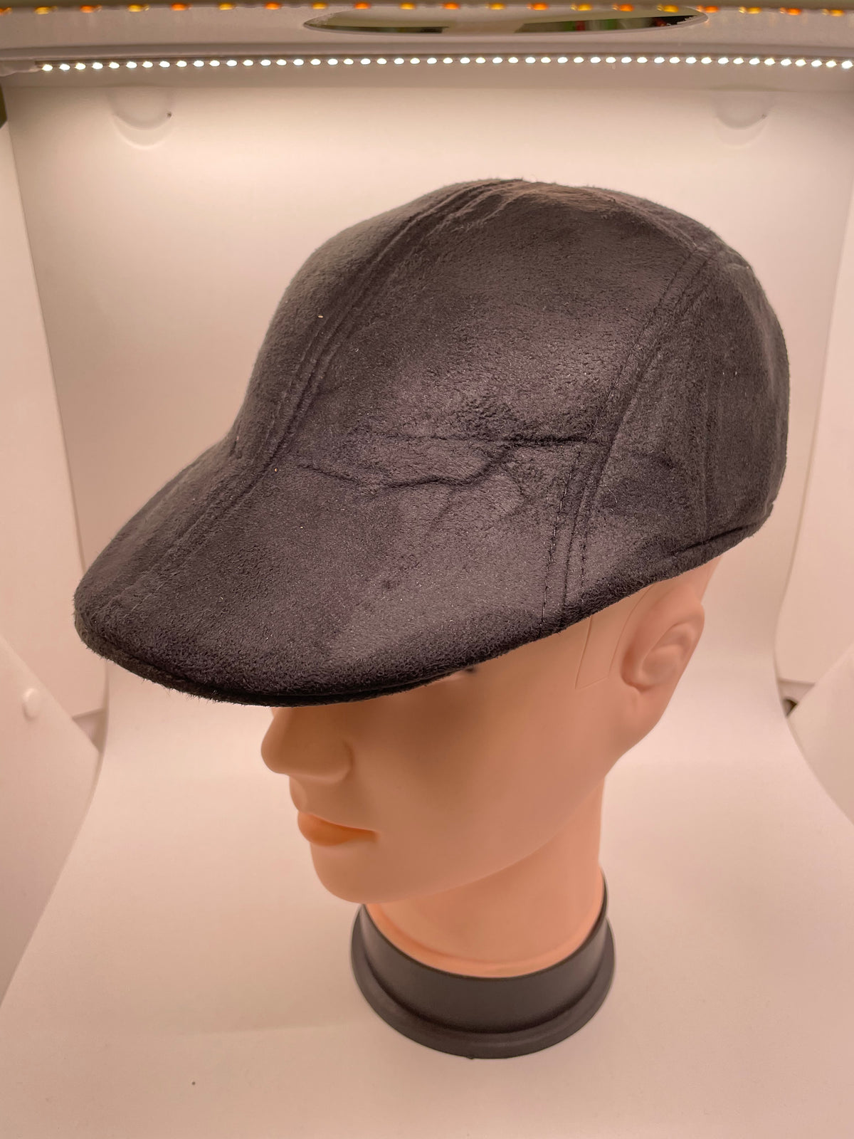Brown gray flat hat