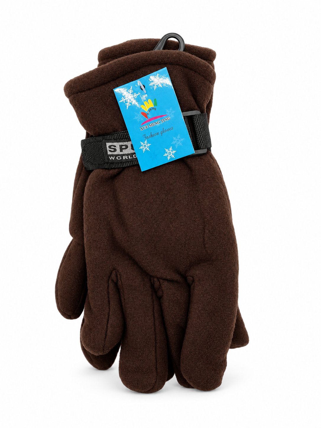 Guantes de invierno con aislamiento — color: marrón