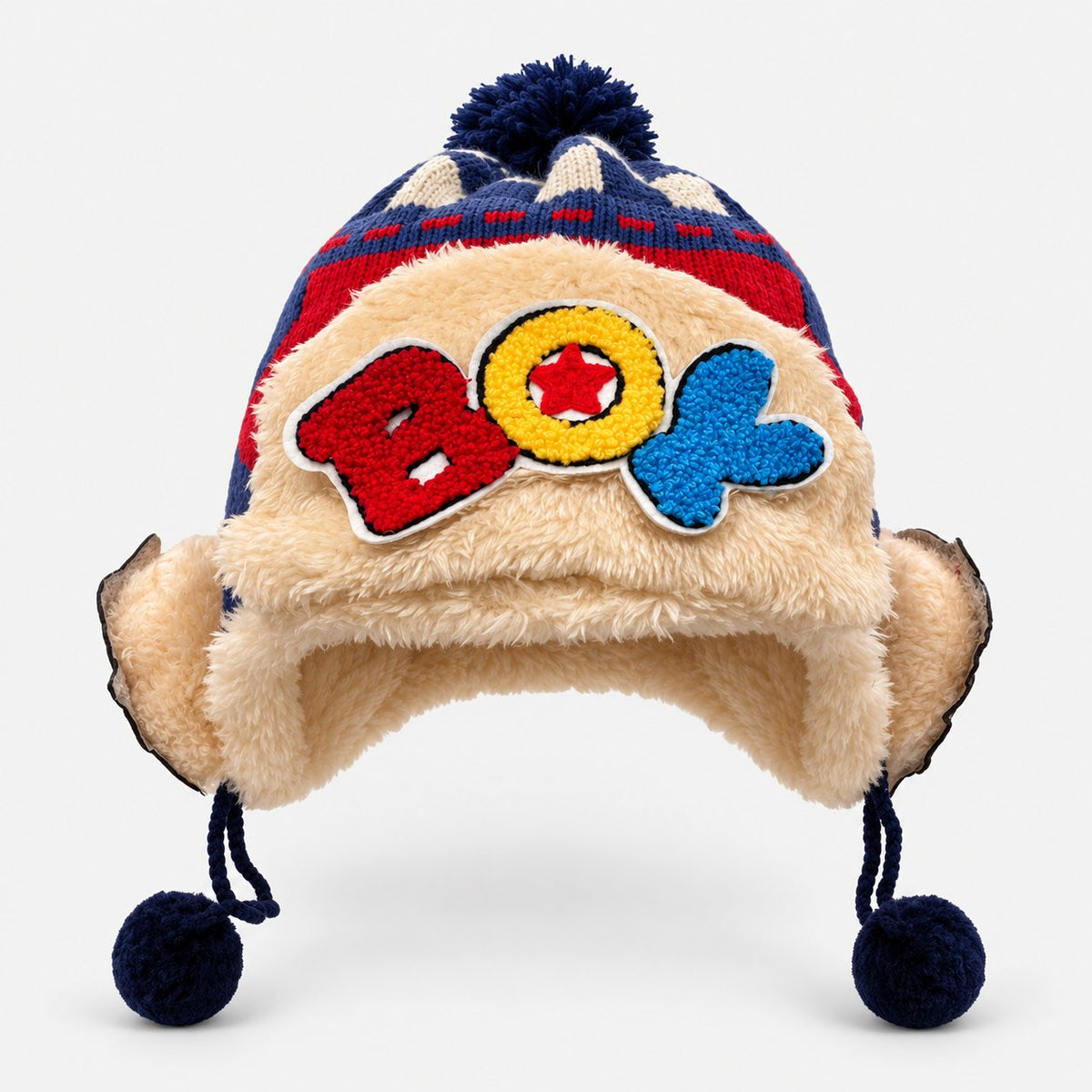 Gorros infantiles de invierno con orejeras